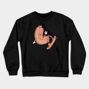 Hot Dog Skate Crewneck Sweatshirt